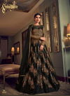 Black Colour Latest Heavy Designer Wedding Wear Fancy Butterfly Net With Heavy Embroidery Work Salwar Suit Collection 6808